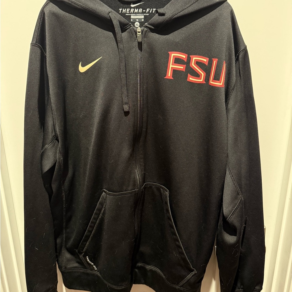 FSU Black Therma-Fit Hoodie